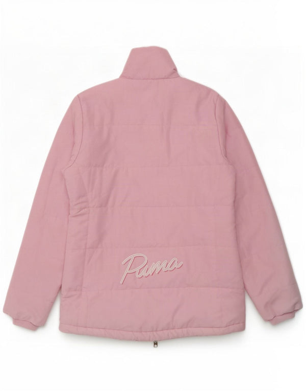 Puma Mädchen Grafik gepolsterte Jacke 13–14 Jahre Rosa