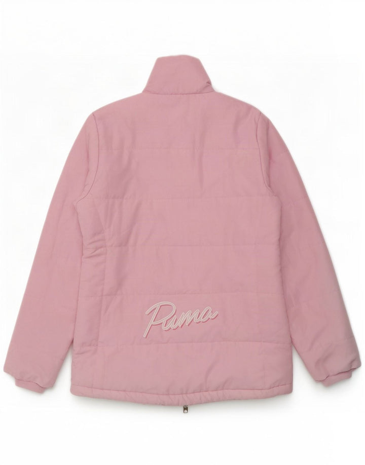 Puma Mädchen Grafik gepolsterte Jacke 13–14 Jahre Rosa