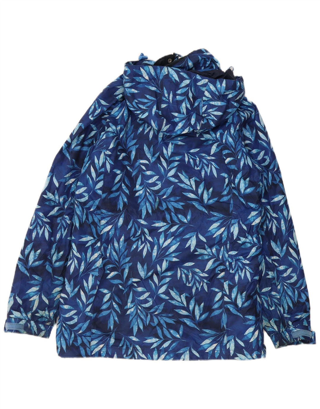 Mountain Warehouse Damen-Regenmantel mit Kapuze, UK 12, Mittel, Marineblau, Blumenmuster