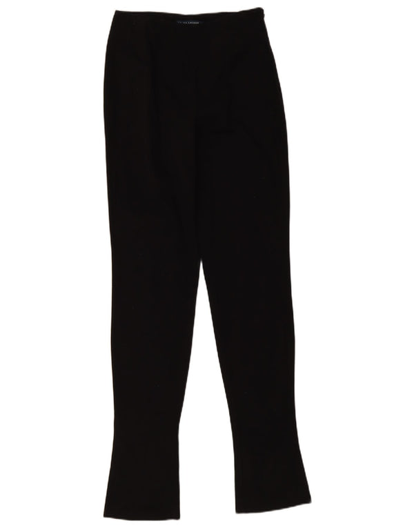 Ralph Lauren Damen Bootcut Slim Chino-Hose US 8 Medium W26 L34 Schwarz