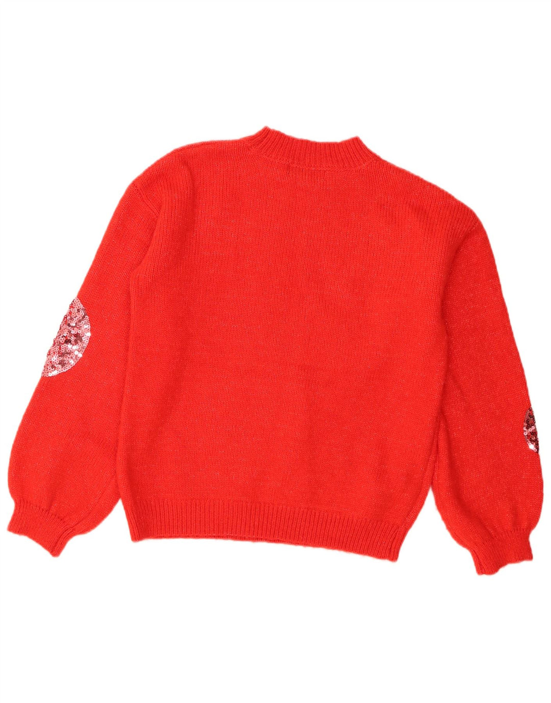 Marks & Spencer Rollkragenpullover für Damen, Gr. 10, klein, rot, geometrisch