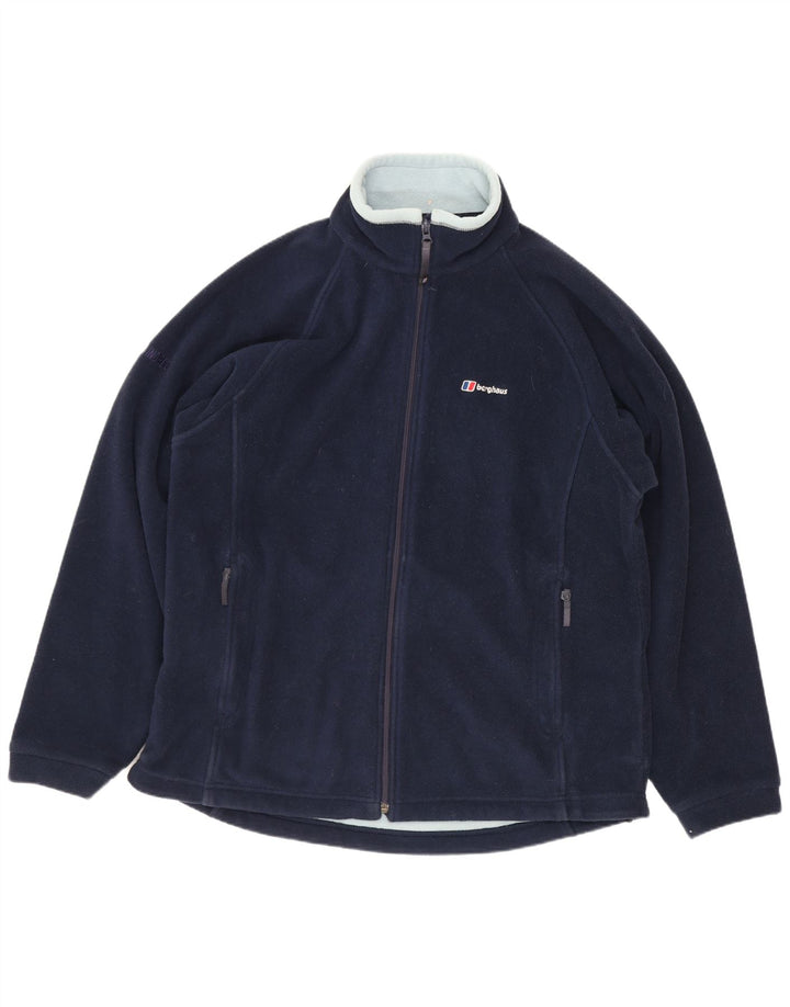 Berghaus Damen Fleecejacke UK 16 Large Marineblau Polyester