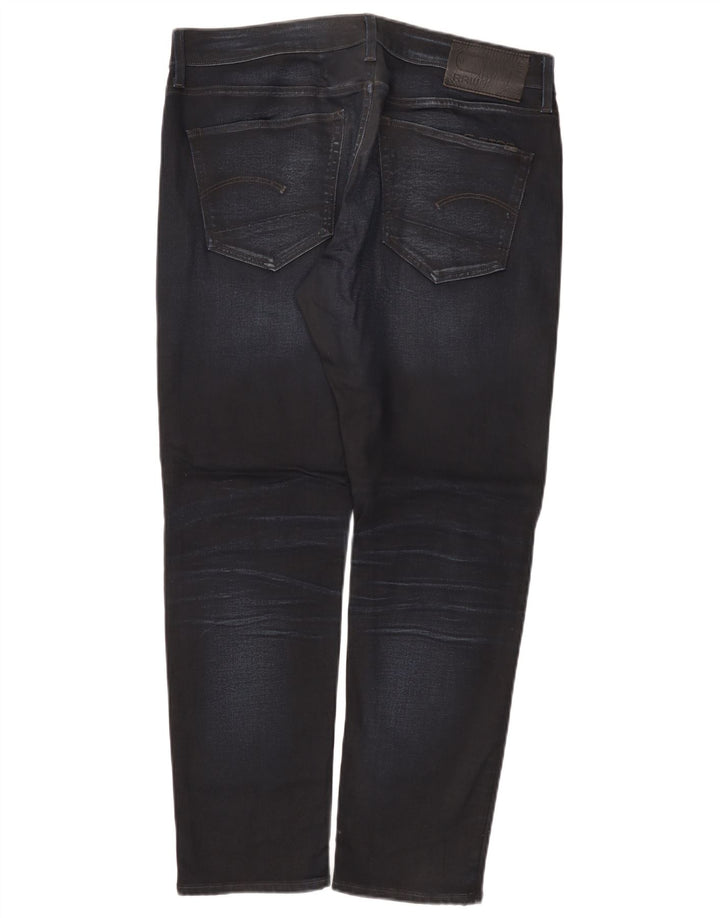 G-Star Herren 3301 Slim Jeans W36 L30 Marineblau Baumwolle
