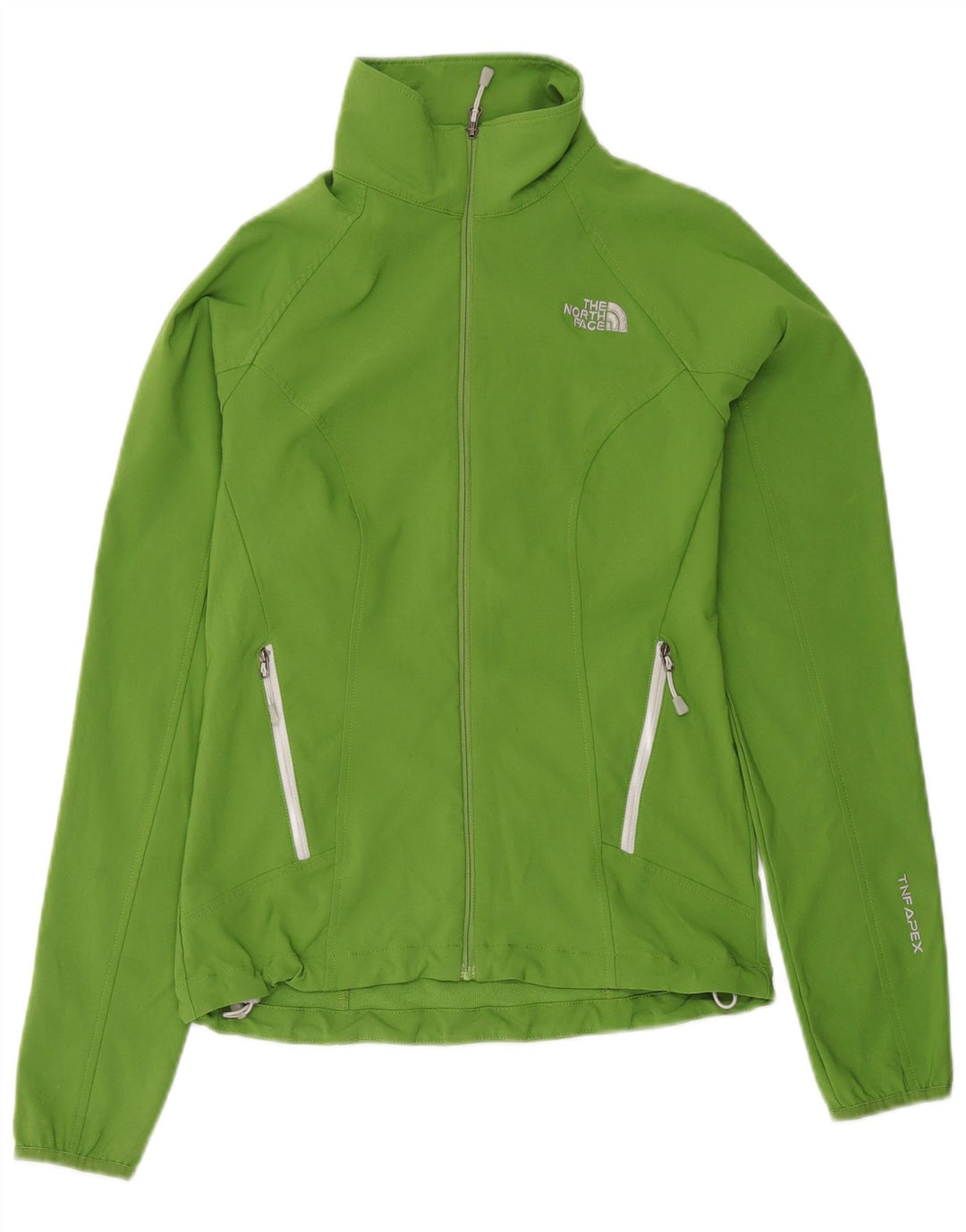 The North Face Damen-Trainingsanzug-Oberteiljacke UK 10 Small Grün Polyester