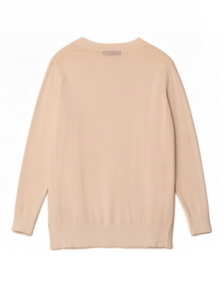 Marks & Spencer Offener Damen-Cardigan-Pullover UK 12 Mittelweiß