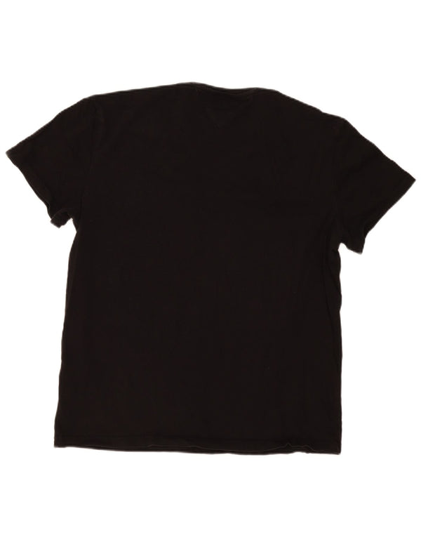 Tommy Hilfiger Herren T-Shirt Top Large Schwarz