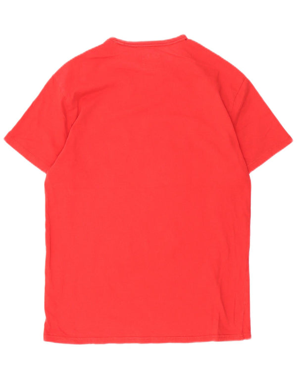 Levi's Herren 501 Standard Fit Graphic T-Shirt Top Small Rot Baumwolle