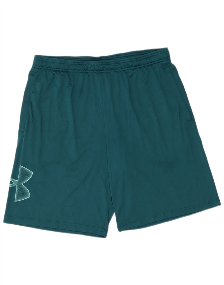 UNDER ARMOUR Herren Heat Gear Graphic Sport Shorts XL Blau