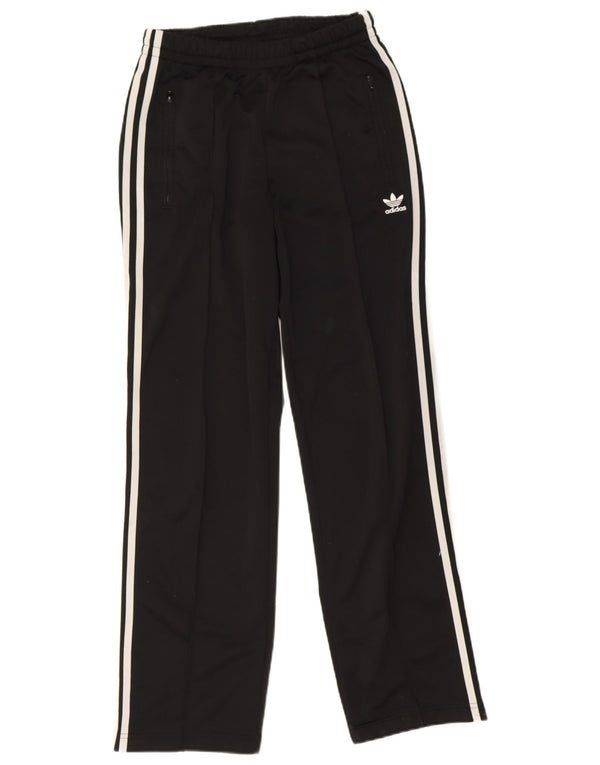 Adidas Damen Trainingshose UK 10 Small Schwarz Polyester