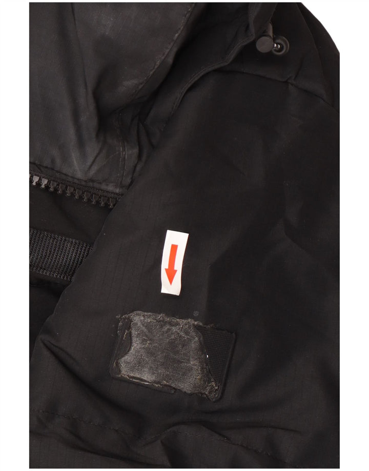 Zara Herren-Jacke mit Kapuze, gepolstert, UK 44, 2XL, Schwarz, Polyester