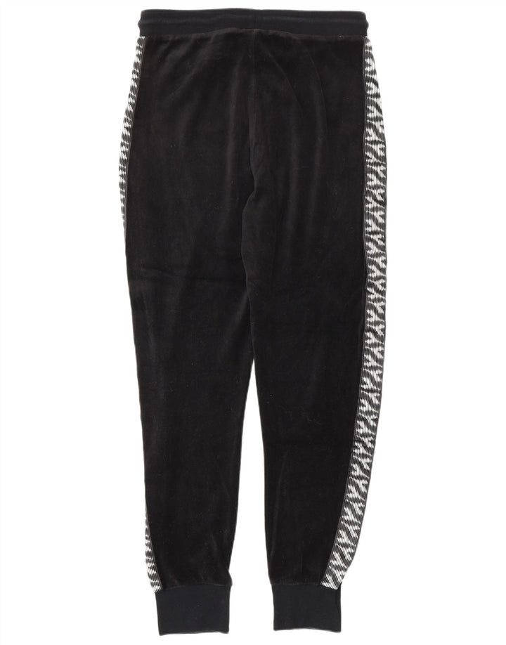 DIADORA Damen-Overall-Trainingsanzug aus Velours, Gr. 10, Größe S, Schwarz