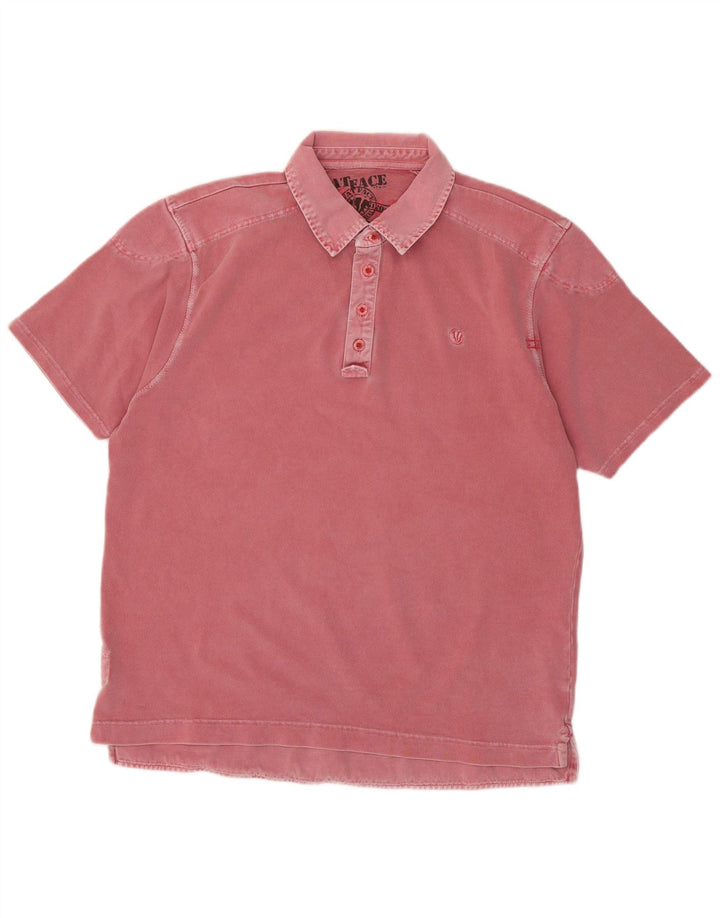 FAT FACE Herren Poloshirt Mittelrosa