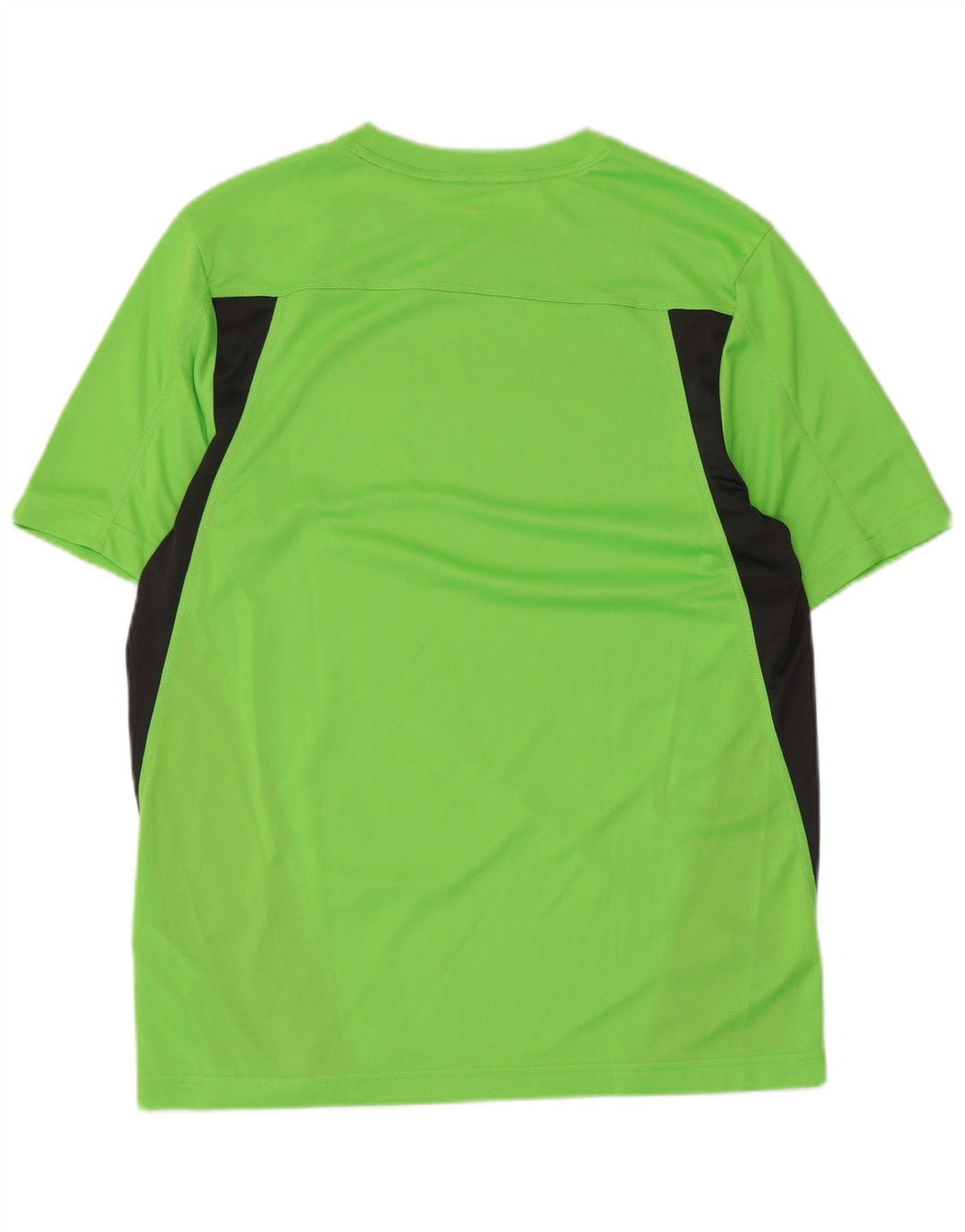 Reebok Herren Grafik-T-Shirt-Oberteil Mittelgrünes Colourblock-Polyester
