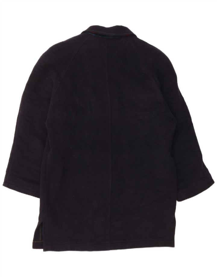 PIERRE CARDIN Herrenmantel UK 40 Large Marineblauer Kaschmir