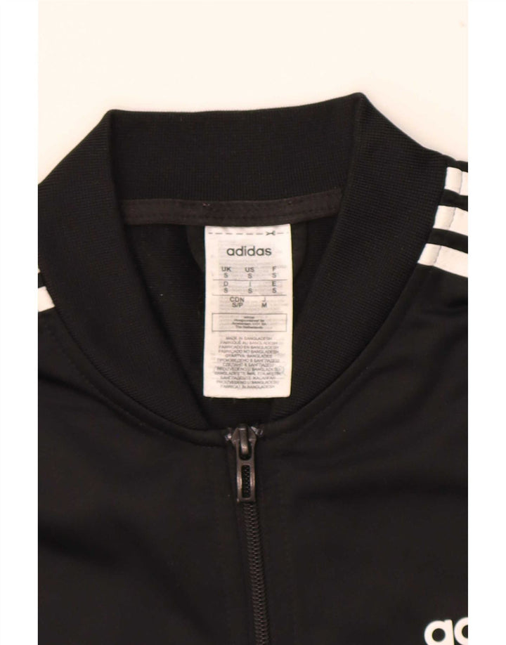 Adidas Herren Trainingsanzug Top Jacke Small Schwarz Polyester