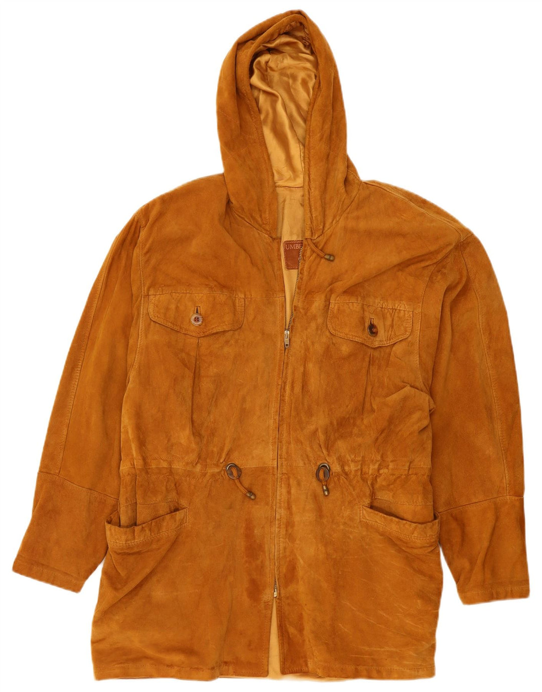 Umberto Olivieri Damen Wildlederjacke IT 44 Mittelbraun
