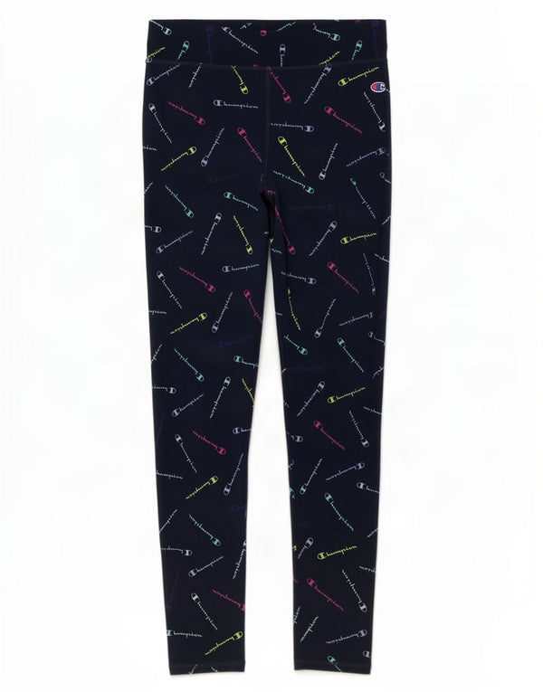 Champion Grafik-Leggings für Mädchen, 14–15 Jahre, marineblaues Polyester