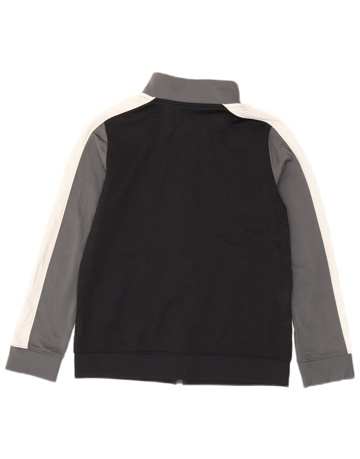 Under Armour Jungen-Trainingsanzug-Top-Jacke, 9–10 Jahre, Mittelgrau, Farbblock
