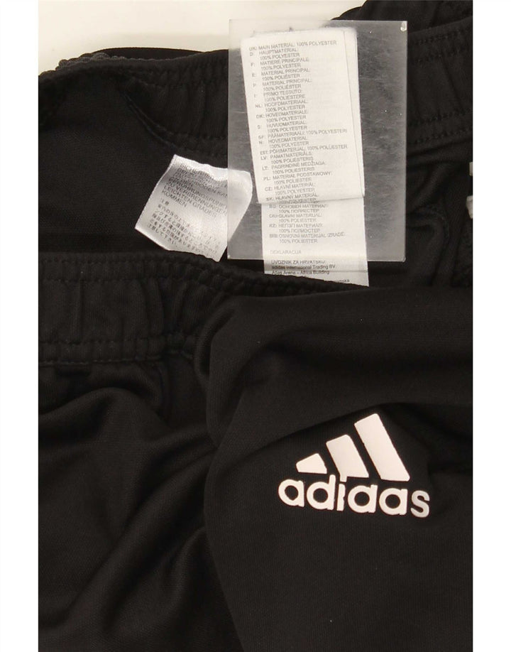 Adidas Damen Trainingshose UK 12 Medium Schwarz Polyester