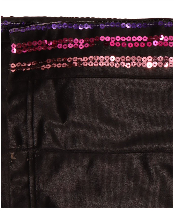 ADIDAS Damen Trainingshose UK 18 XL Schwarz Polyester