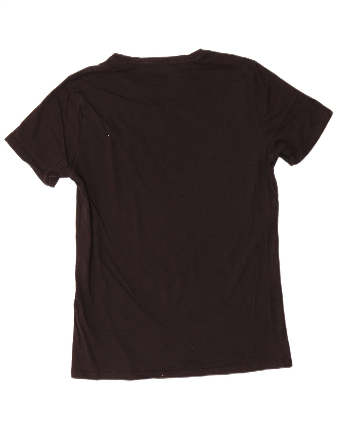 Diesel Herren T-Shirt Top Large Schwarz Baumwolle