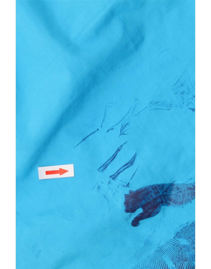 Puma Herren Badeshorts mit Grafik, groß, blau, Polyester
