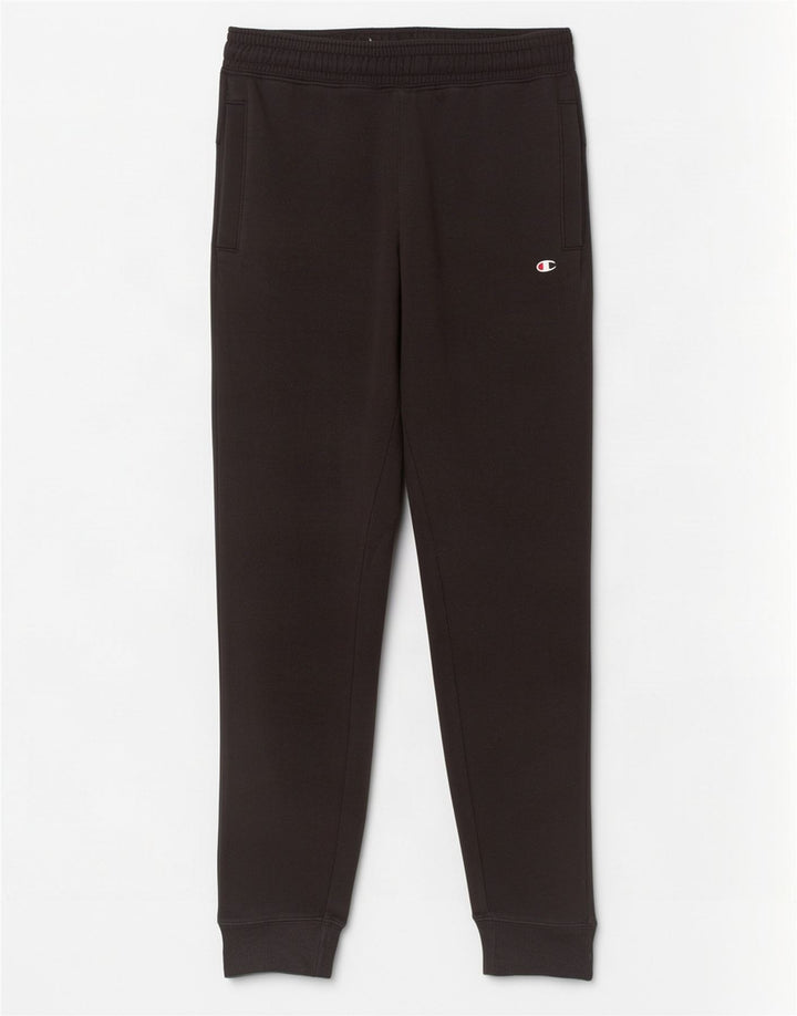 Champion Herren-Trainingshose, Jogginghose, Größe S, Schwarz, Baumwolle