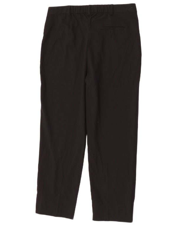 Marks & Spencer Damen gerade Anzughose UK 12 Medium W30 L26 Schwarz