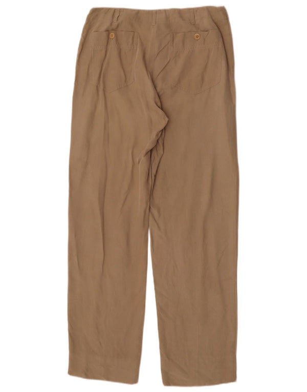 Hobbs Gerade Chino-Hose für Damen, UK 10, Größe S, W26, L29, Beige, Seide