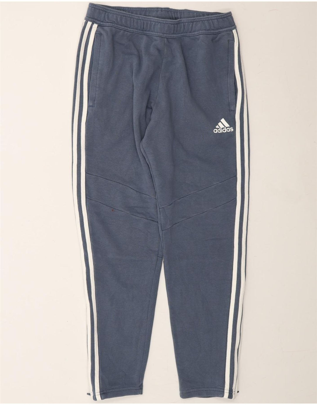 ADIDAS Mens Tracksuit Trousers Medium Blue Cotton Vintage Adidas and Second-Hand Adidas from Messina Hembry 