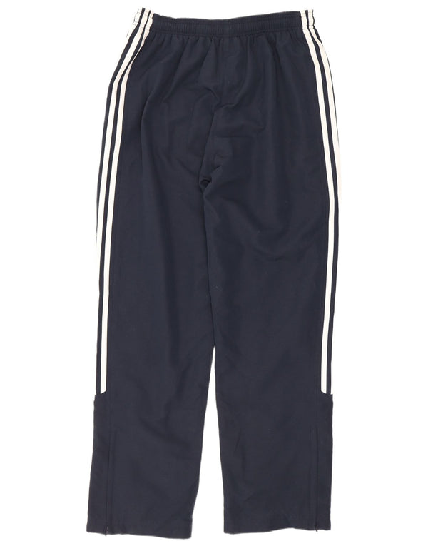 Adidas Damen Trainingshose UK 12 Mittel Marineblau Polyester Sport