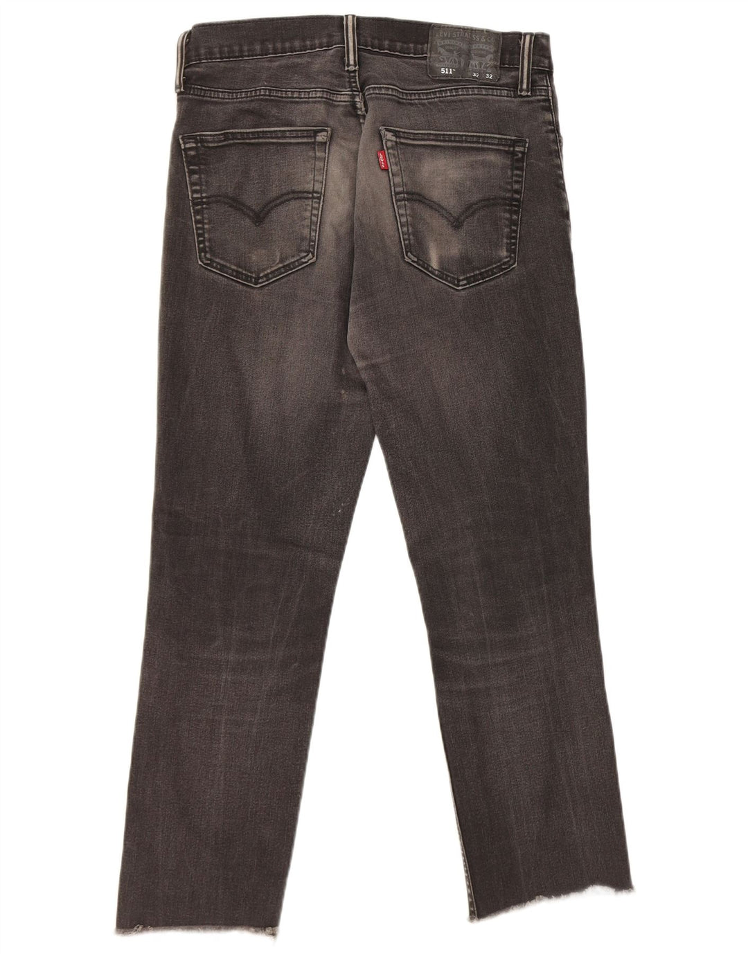 Levi's Herren 511 Slim Jeans W32 L27 Schwarze Baumwolle