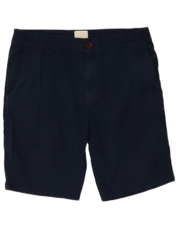 MARKS & SPENCER Herren-Chinoshorts, Größe L, W36, Marineblau, Baumwolle