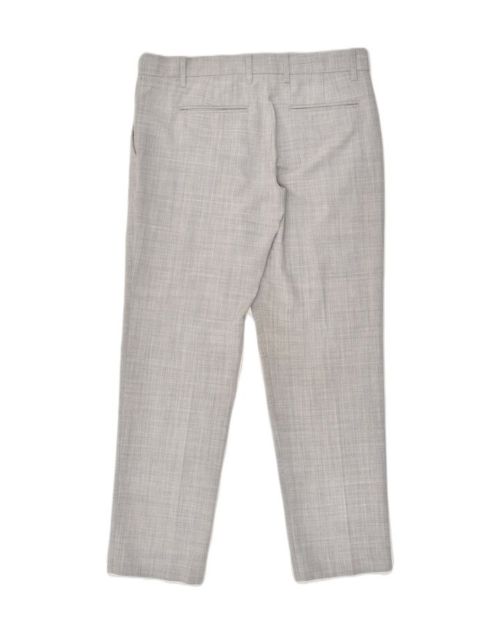 GAP Womens Stretch Slim Suit Trousers US 4 Small W32 L28  Grey Polyester | Vintage Gap | Thrift | Second-Hand Gap | Used Clothing | Messina Hembry 