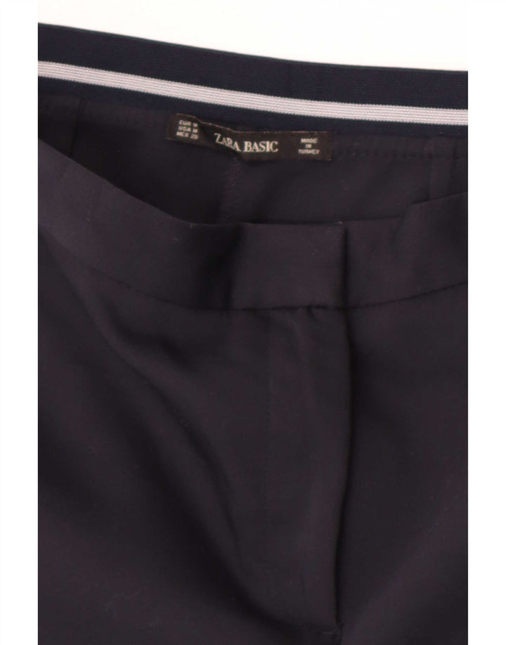 Schmale, kurze Hose von Zara für Damen, mittelgroß, W28, L26, Marineblau