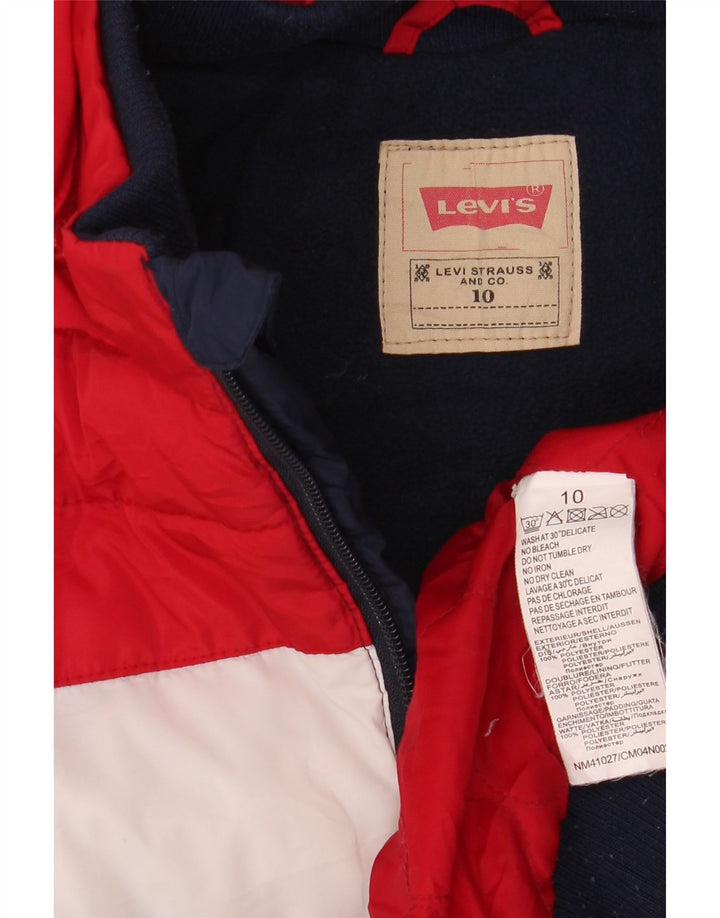Levi's Jungen-Jacke mit grafischer Polsterung, 9–10 Jahre, mehrfarbig, Farbblock