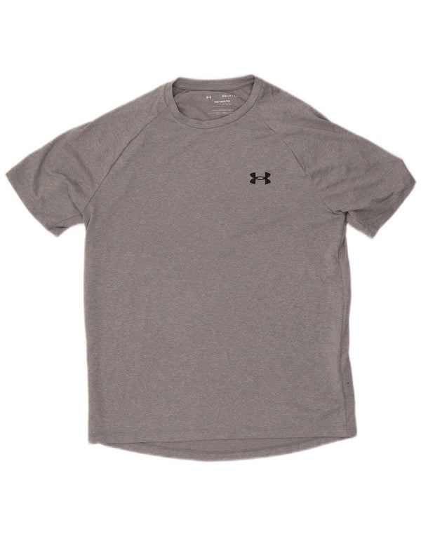 Under Armour Herren T-Shirt Top Small Grau Polyester