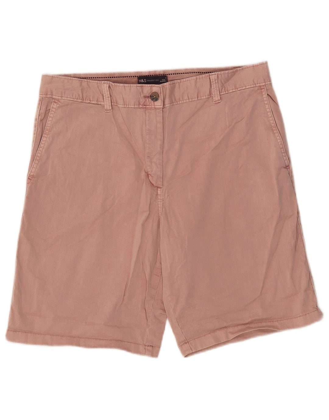 Marks & Spencer Damen Chinoshorts UK 14 Large W34 Pink