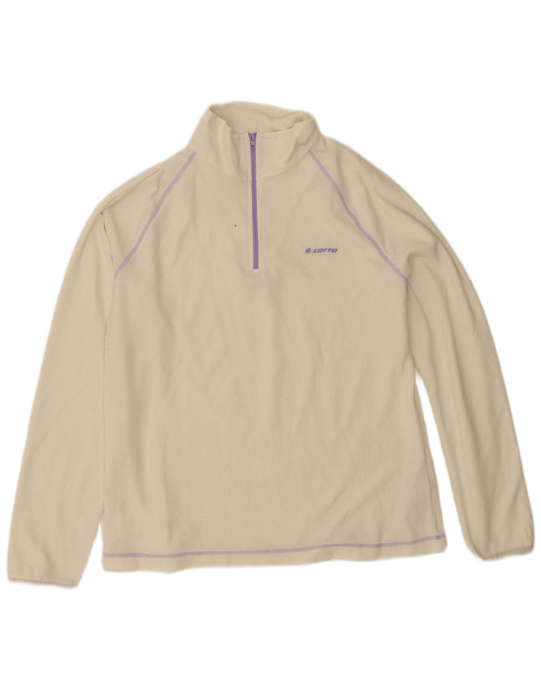 Lotto Damen-Fleecepullover mit Reißverschluss am Hals, UK 20 2XL, gelbes Polyester