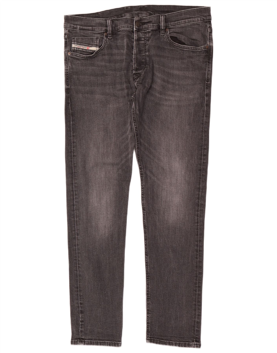 Diesel Herren Slim Jeans W34 L33 Graue Baumwolle