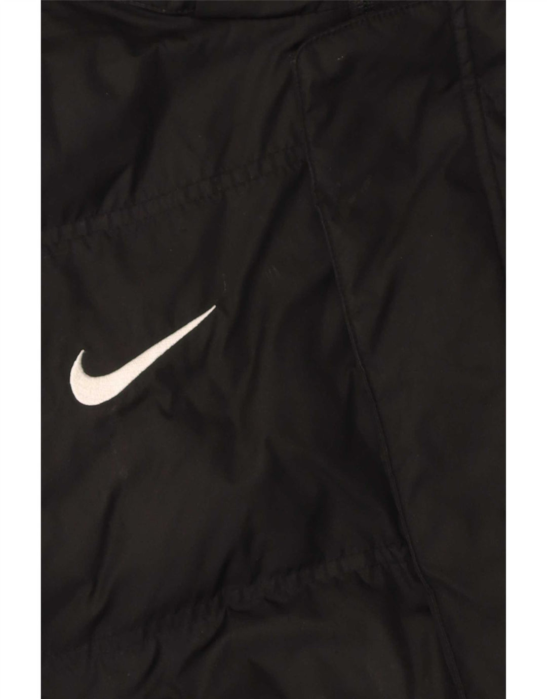 Nike Herren Storm-Fit Hooded Wattierte Jacke UK 40 Large Schwarz Polyester