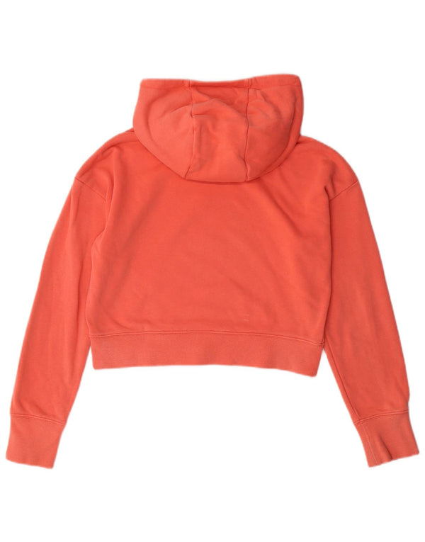 NIKE Crop Graphic Hoodie-Pullover für Mädchen, 12–13 Jahre, groß, rosa, Baumwolle