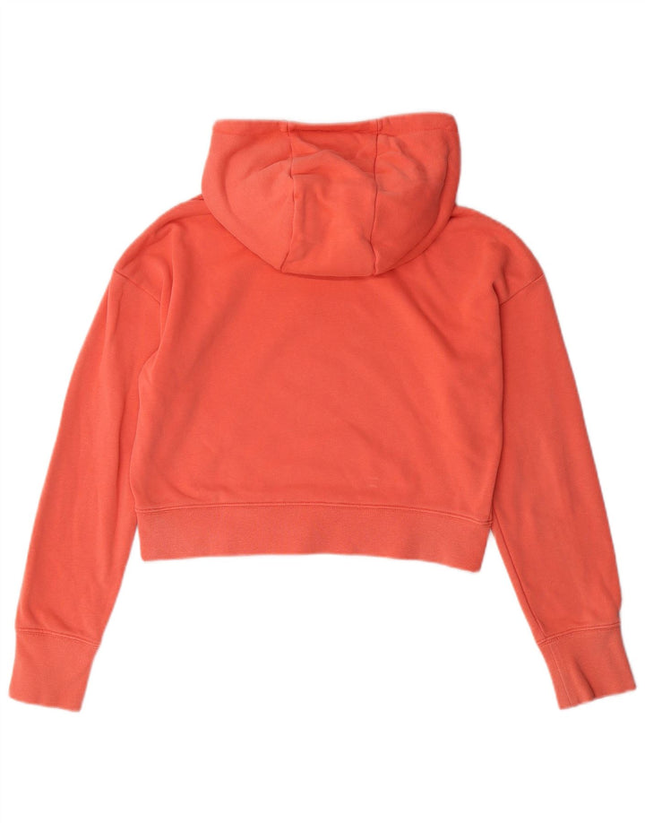 NIKE Crop Graphic Hoodie-Pullover für Mädchen, 12–13 Jahre, groß, rosa, Baumwolle