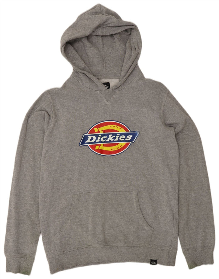 DICKIES Herren-Kapuzenpullover mit Grafik, mittelgraue Baumwolle