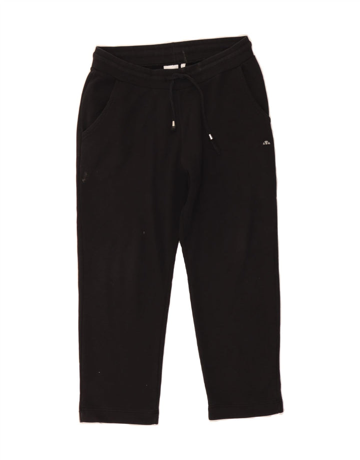 ELLESSE Womens Tracksuit Trousers UK 14 Large  Black Cotton Vintage Ellesse and Second-Hand Ellesse from Messina Hembry 