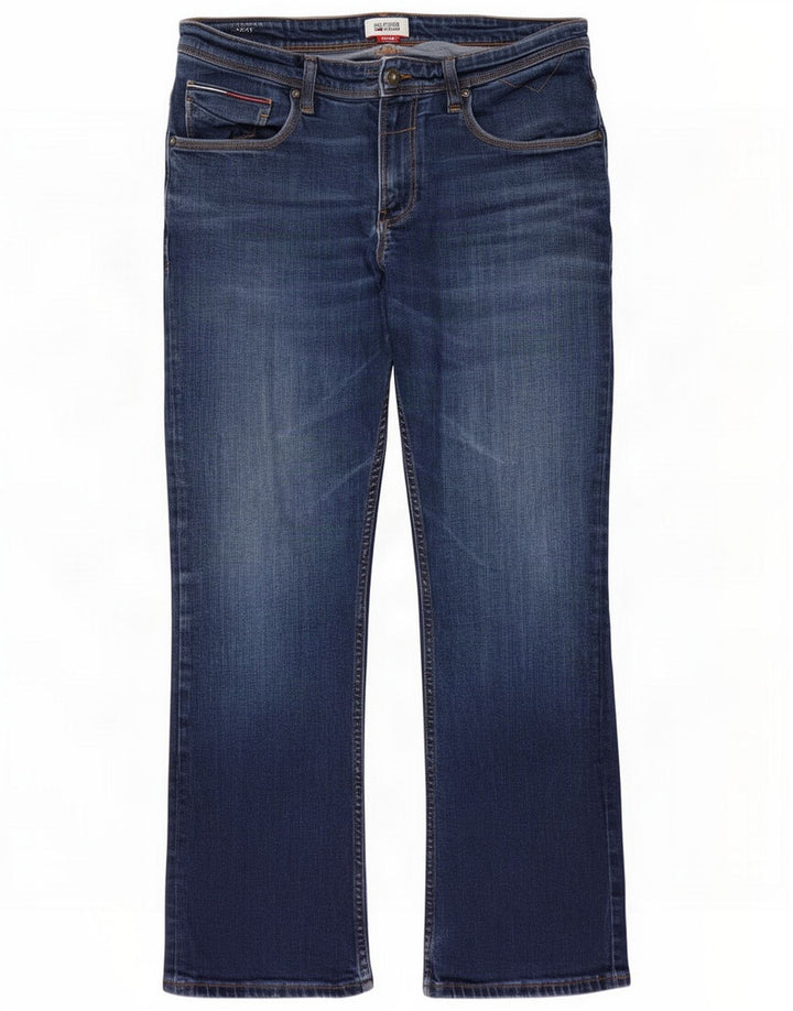 Tommy Hilfiger Herren Bootcut Jeans W34 L30 Blau