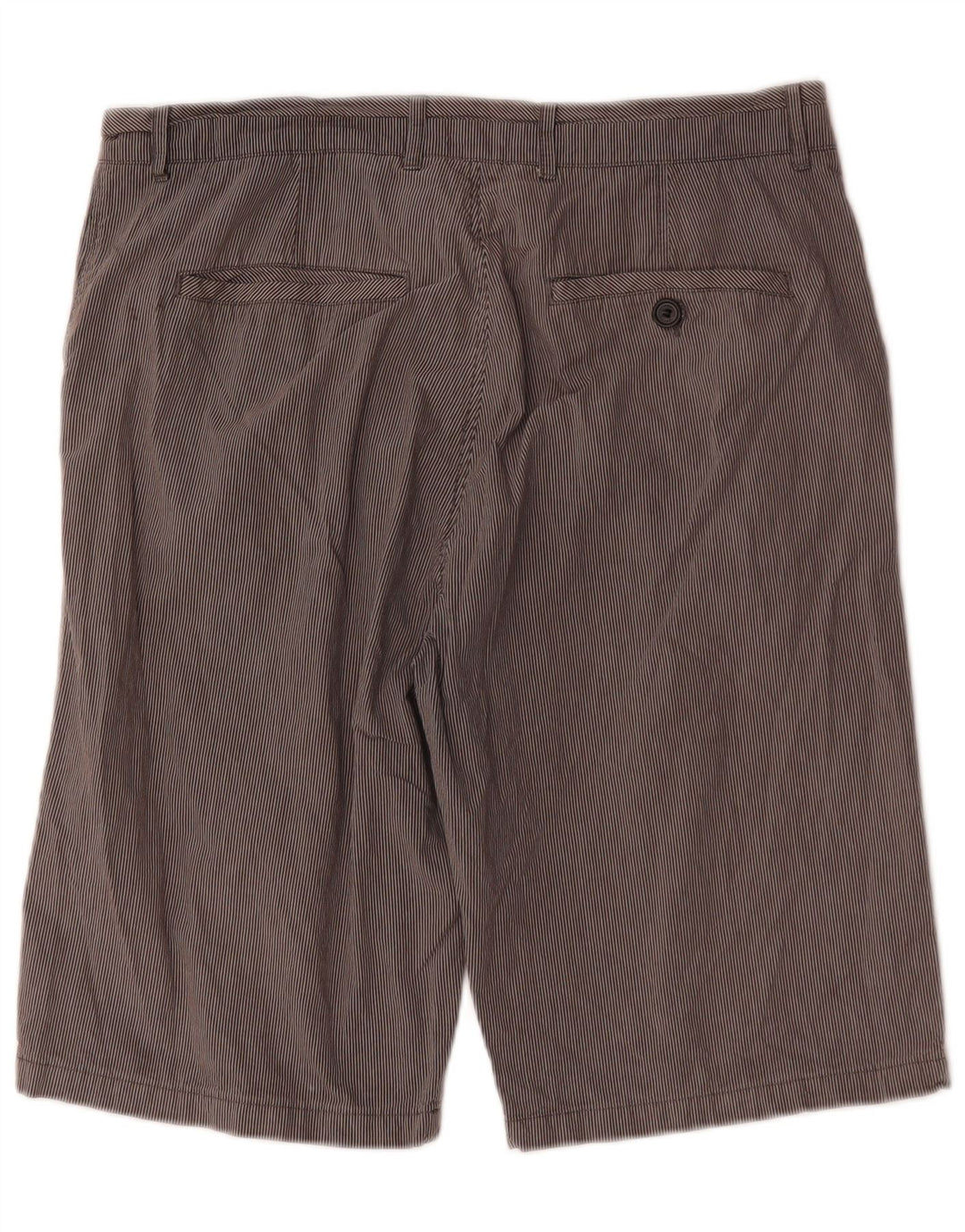 Ted Baker Herren-Chinoshorts W36, große graue Nadelstreifen-Baumwolle