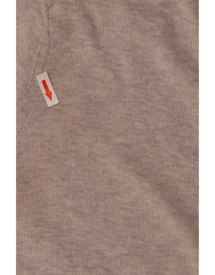 John Lewis Damen-Strickjacke, übergroß, lang, Gr. 8, Grau