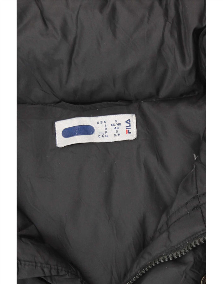 Fila Herren Wattierte Jacke IT 46/48 Medium Schwarz