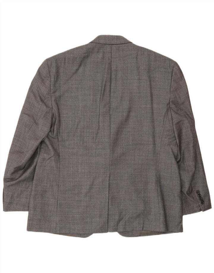 Chaps Herren-Blazer mit 2 Knöpfen, UK 44, 2XL, graue Wolle